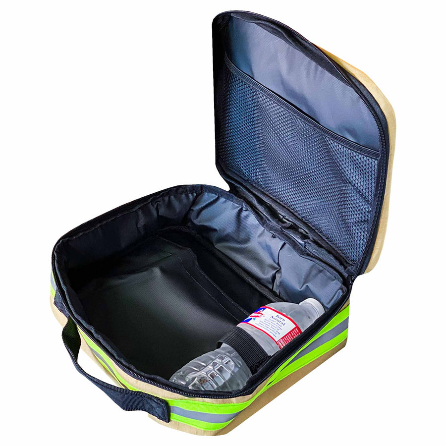 Kinder-Lunchbox | Reflektorstreifen | robust & wasserabweisend | verstärkte Nähte | Fireflex® Kids Lunchbox
