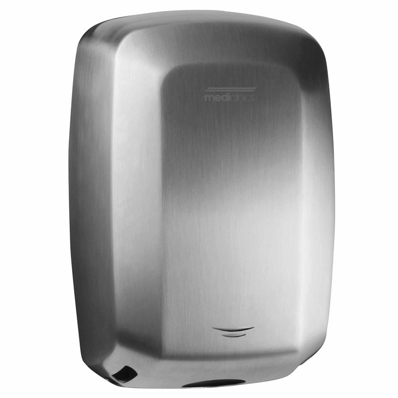 Sensor Händetrockner MachFlow Plus | Edelstahl | bürstenloser Motor | 8 - 15 Sek | Mediclinics M19