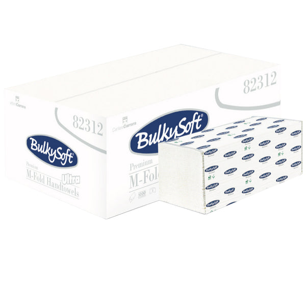 Papierhandtücher M-Falz | 2-lagig | 100% Zellstoff | BulkySoft® Excellence
