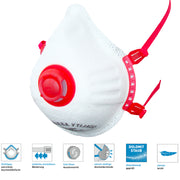 FFP3/V D Atemschutzmaske Mandil SL | Cool Down+ Ventil | Ekastu Safety