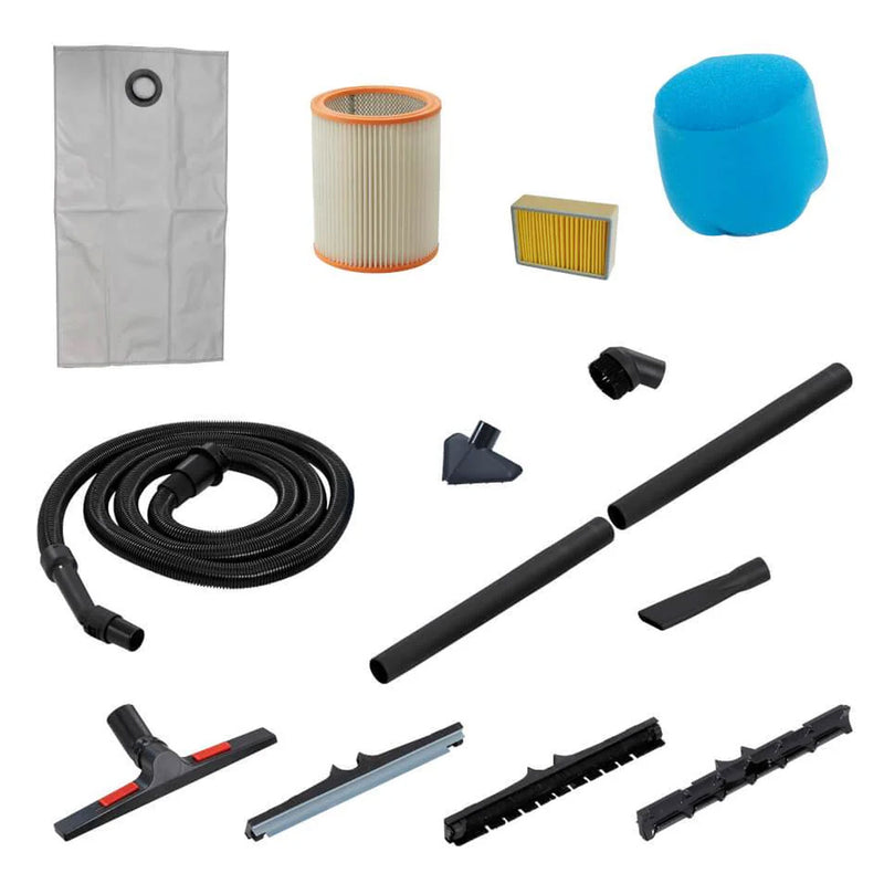 Industriesauger DV80-MBN | 80 Liter | Klasse M | 2400 W Doppelmotor | Nass & Trocken | Maxvac