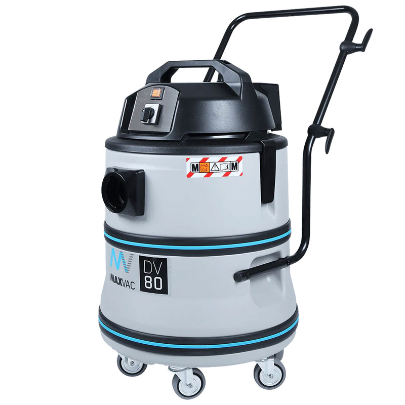 Industriesauger DV80-MBN | 80 Liter | Klasse M | 2400 W Doppelmotor | Nass & Trocken | Maxvac
