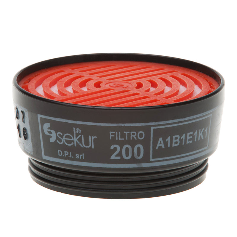 Kombifilter 200 A1 B1 E1 K1 für Halbmasken | Gase, Ammoniak, Schwefeldioxid | DIN EN 14387 | Ekastu Safety