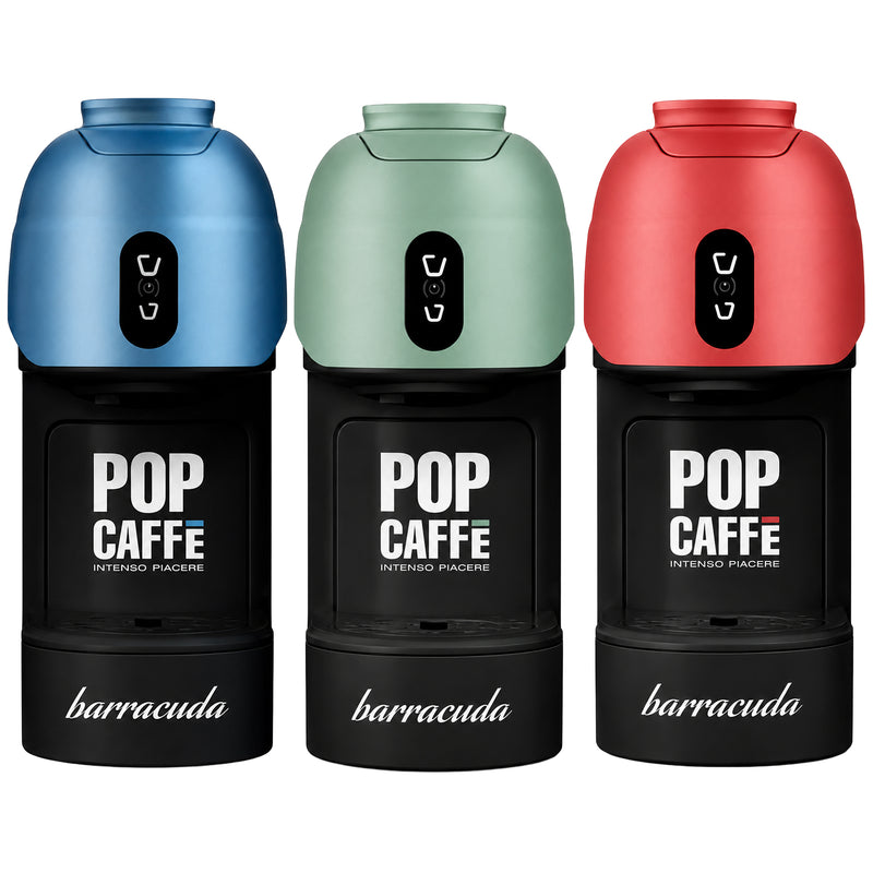 Kapsel-Kaffeemaschine Barracuda | Starterset | POP Caffè