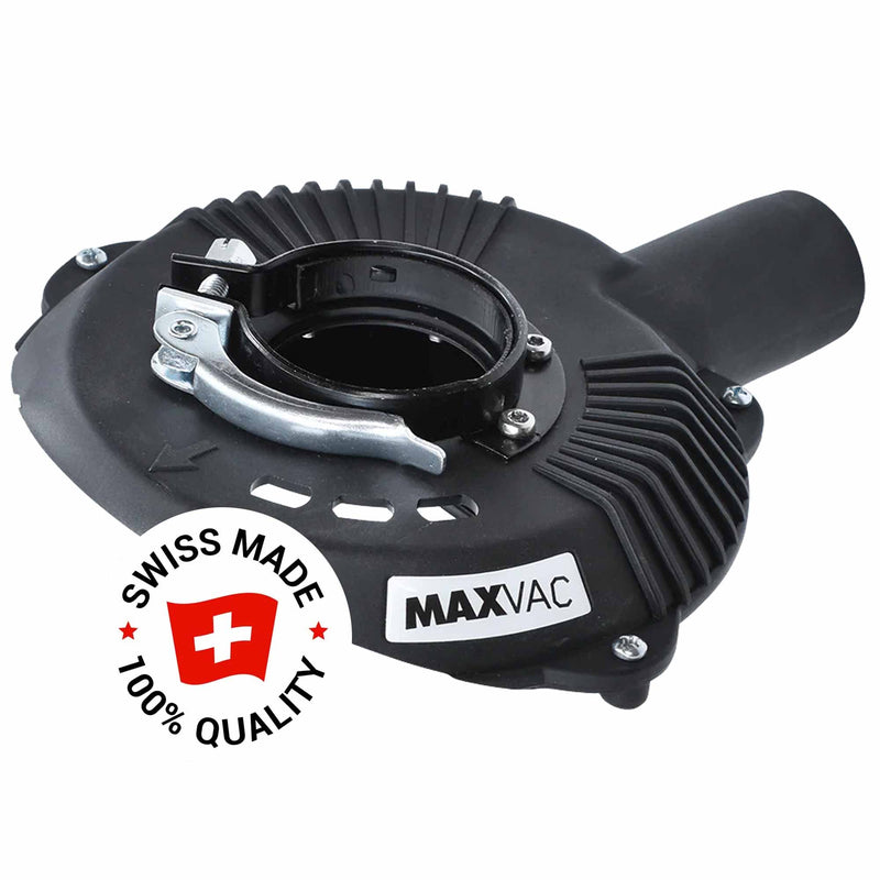 Absaughaube Dusttool MGS-125 | für Metall- und Farbschleifmaschinen | Universeller Sauganschluss | Maxvac