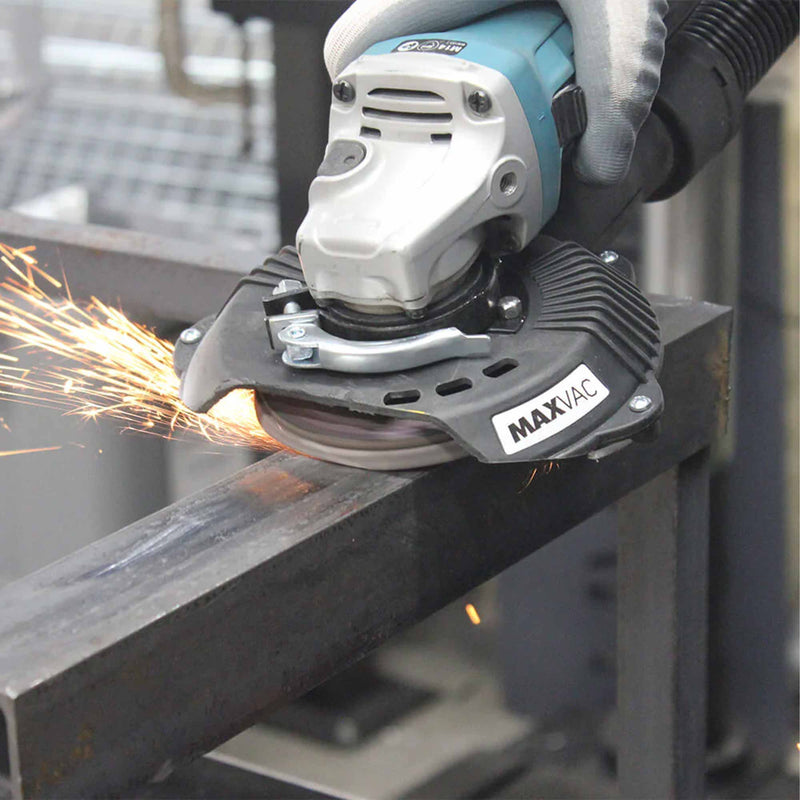 Absaughaube Dusttool MGS-125 | für Metall- und Farbschleifmaschinen | Universeller Sauganschluss | Maxvac