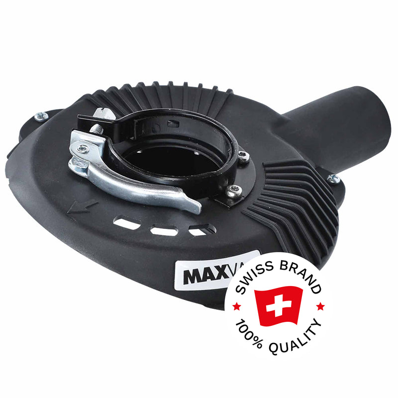 Absaughaube Dusttool MGS-125 | für Metall- und Farbschleifmaschinen | Universeller Sauganschluss | Maxvac
