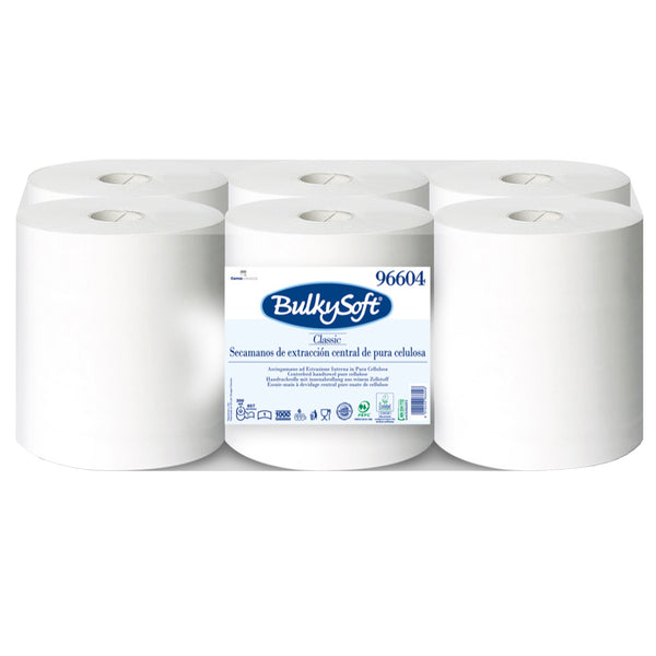 Midi-Papierreinigungsrollen | 300 m x 22 cm | 1-lagig | 100% Zellstoff | BulkySoft® Classic