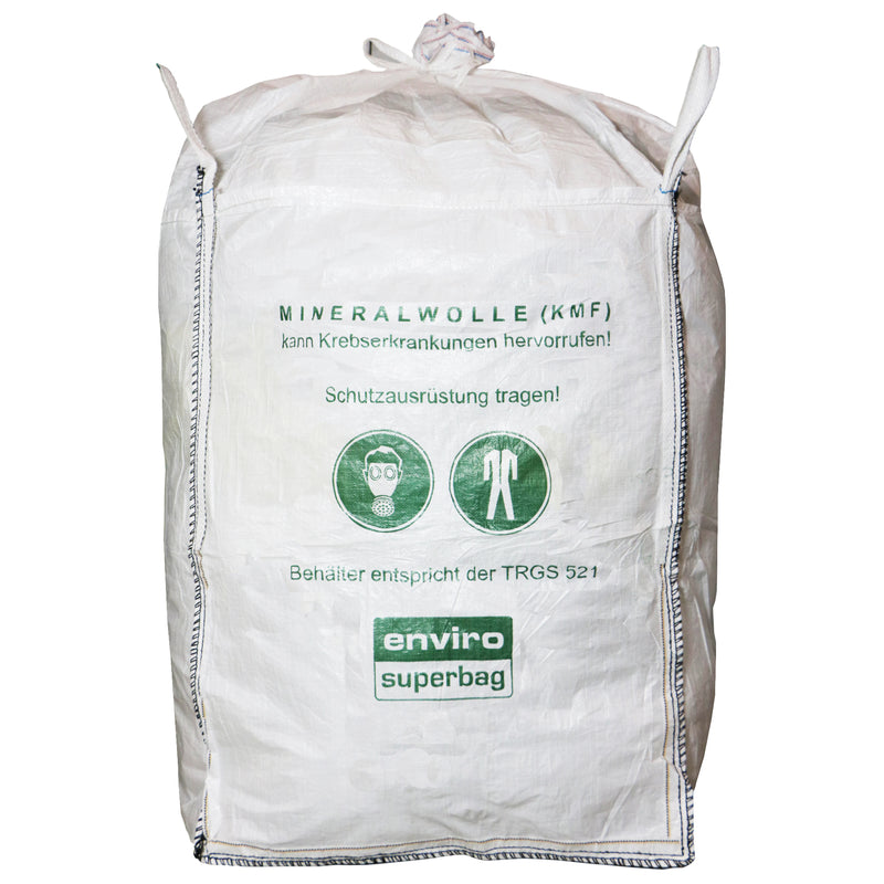 Big-Bag beschichtet | 90 x 90 x 120 cm | 250 kg | SF 5:1 | 4 Hebeschlaufen | Einfüllschürze