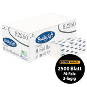 Papierhandtücher M-Falz | 3-lagig | 100% Zellstoff | BulkySoft® Excellence