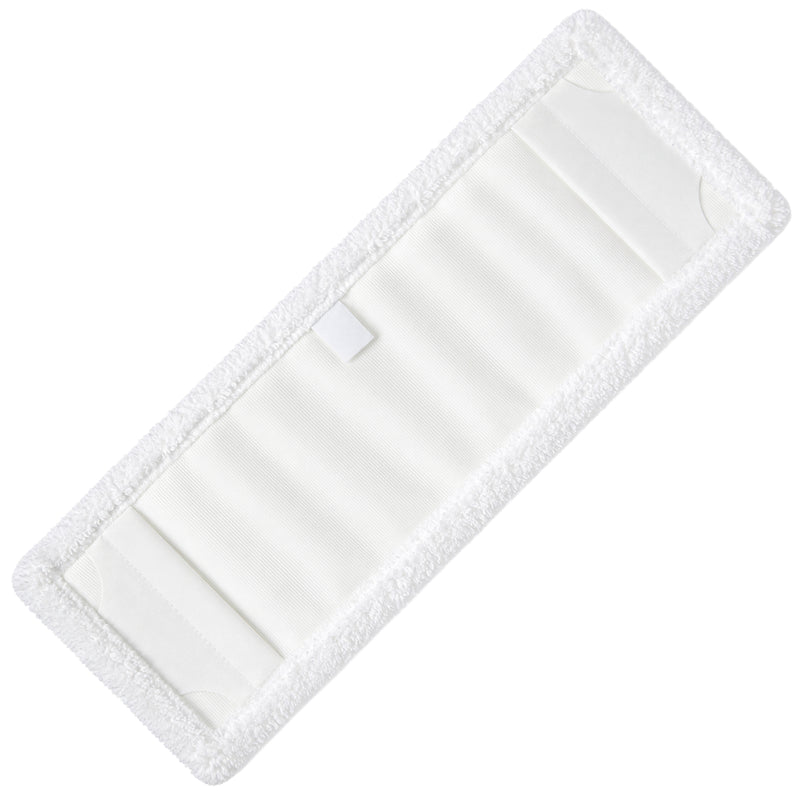 Mikrofaser-Mopp | 40 - 50 cm | Mikroplüsch Weiss | Universal Taschenmopp
