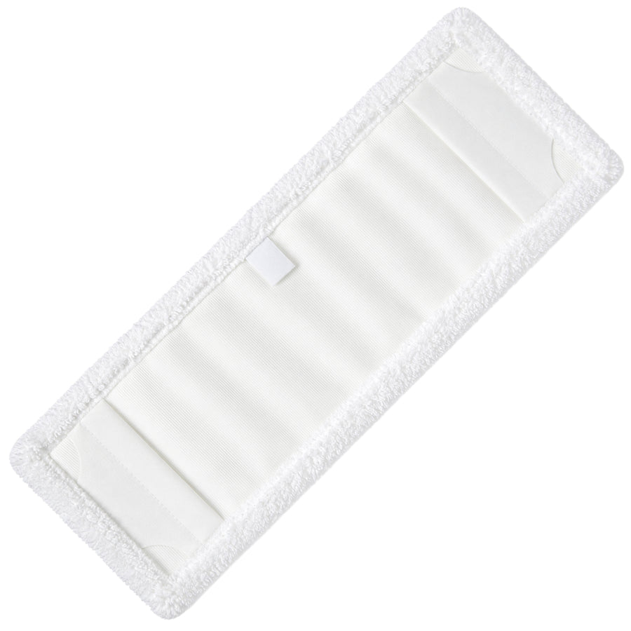 Mikrofaser-Mopp | 40 - 50 cm | Mikroplüsch Weiss | Universal Taschenmopp