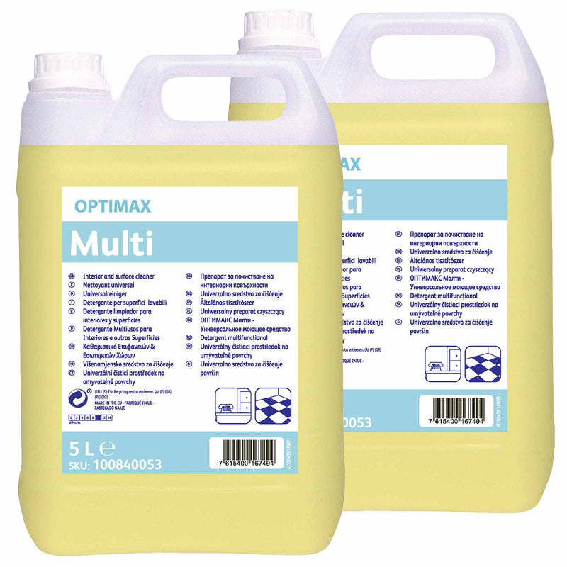 Optimax Multi Universalreiniger | 5 Liter | Citrusduft | gebrauchsfertig | Diversey Optimax