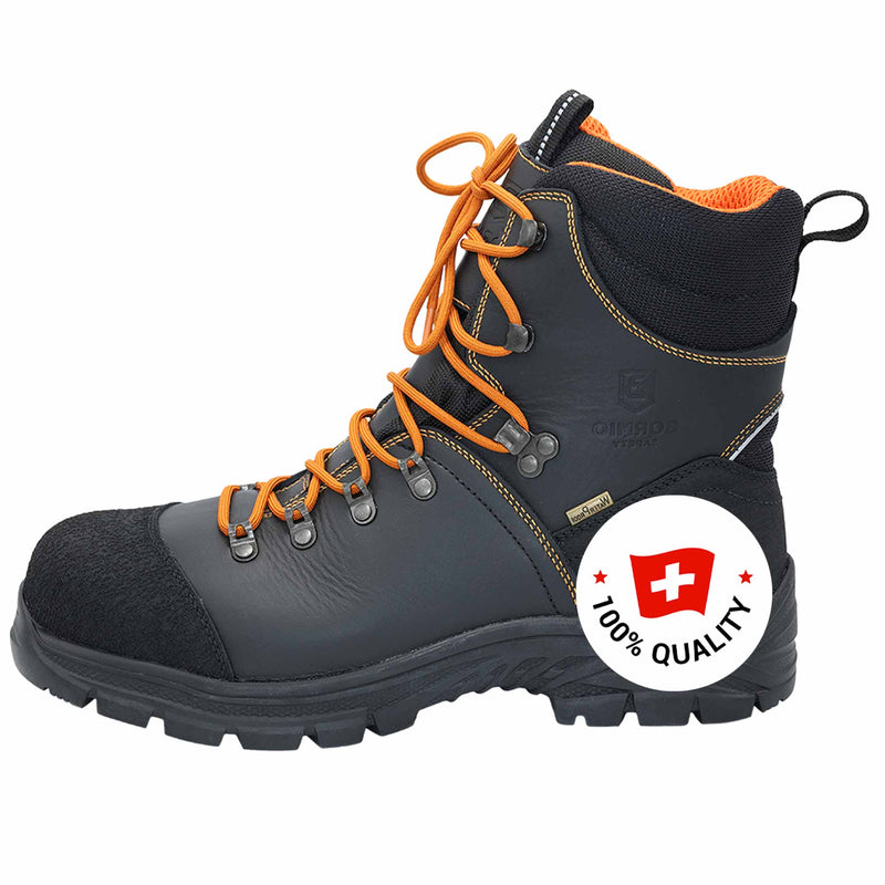 Sicherheitsschuh S3 | Rindsleder | Glasfaserverstärkung | wasserdicht & atmungsaktiv | Bormio Safety Mythen