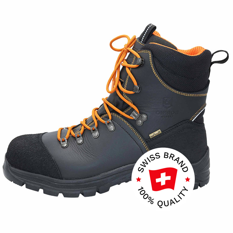 Sicherheitsschuh S7S | Rindsleder | Glasfaserverstärkung | wasserdicht & atmungsaktiv | Bormio Safety Mythen