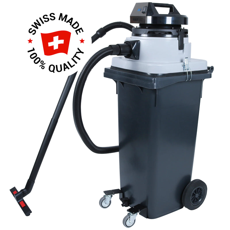 Profi-Nasssauger | 120 l Tonne | 1200 W | extra stark | Maxvac DURA DV120-WBN