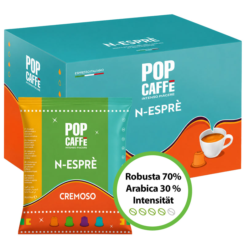 Cremoso N-Esprè-Kapseln | für Nespresso® | POP Caffè
