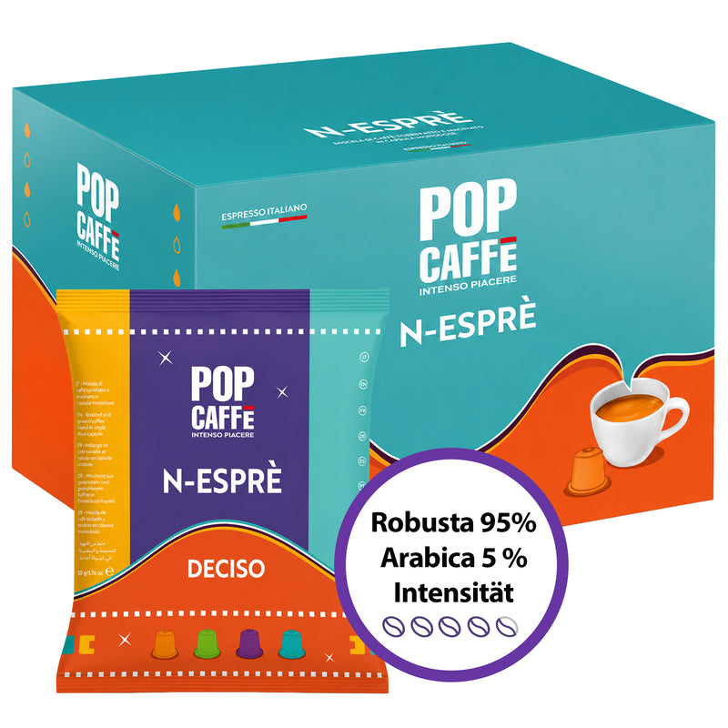 Deciso N-Esprè-Kapseln | für Nespresso® | POP Caffè