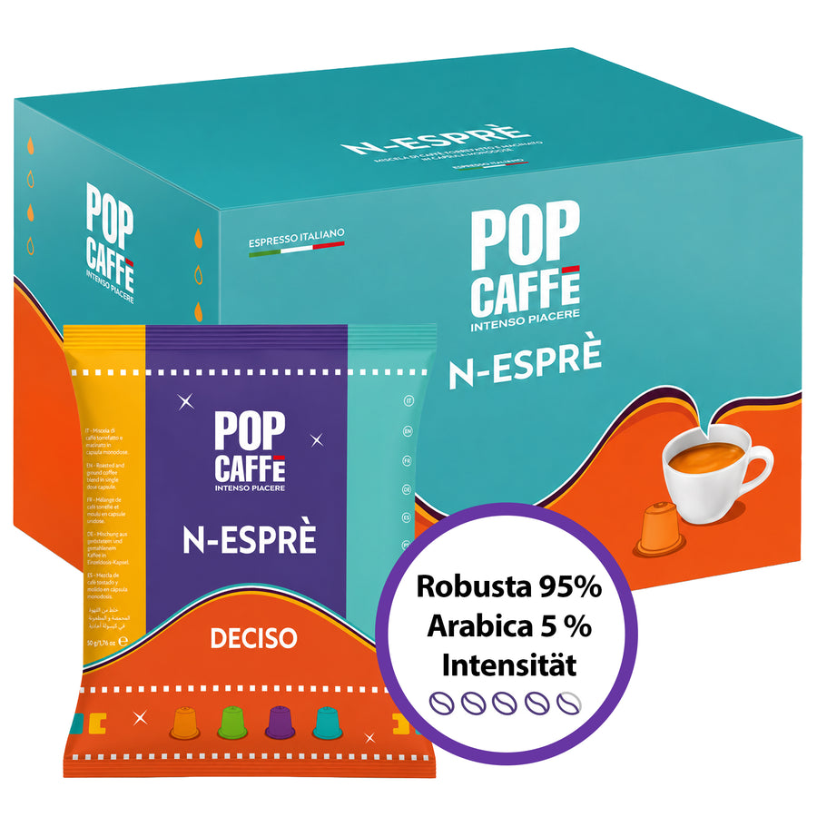Deciso N-Esprè-Kapseln | für Nespresso® | POP Caffè