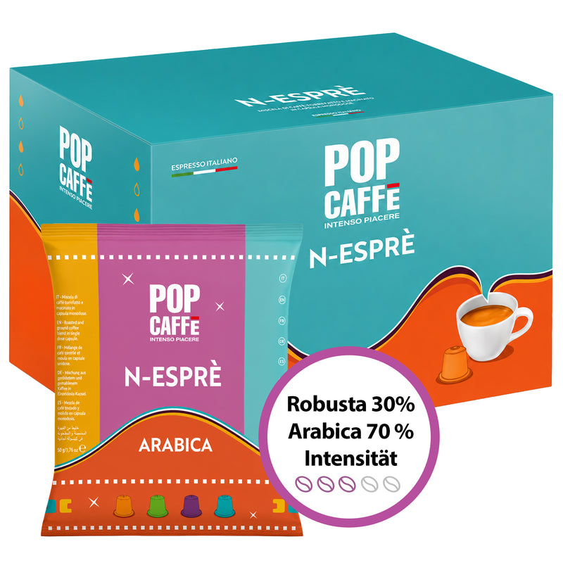 Arabica N-Esprè-Kapseln | für Nespresso® | POP Caffè