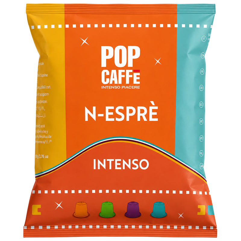 Intenso N-Esprè-Kapseln | kompatibel mit Nespresso | POP Caffè
