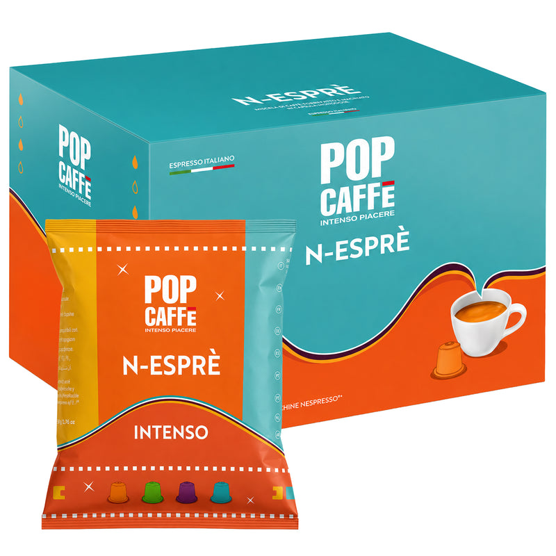 Intenso N-Esprè-Kapseln | kompatibel mit Nespresso | POP Caffè