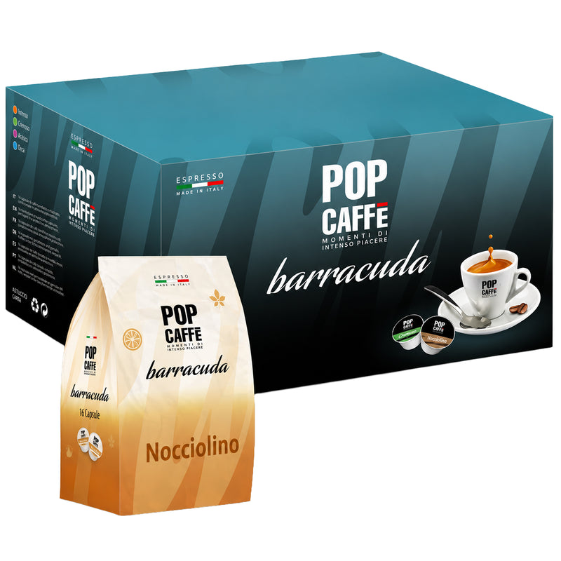 Nocciolino Kaffeekapseln | Haselnuss | POP Caffè Baracuda