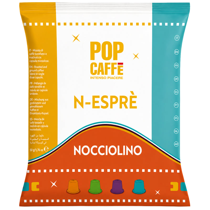 Nocciolino N-Esprè-Kapseln | Haselnuss | für Nespresso® | POP Caffè