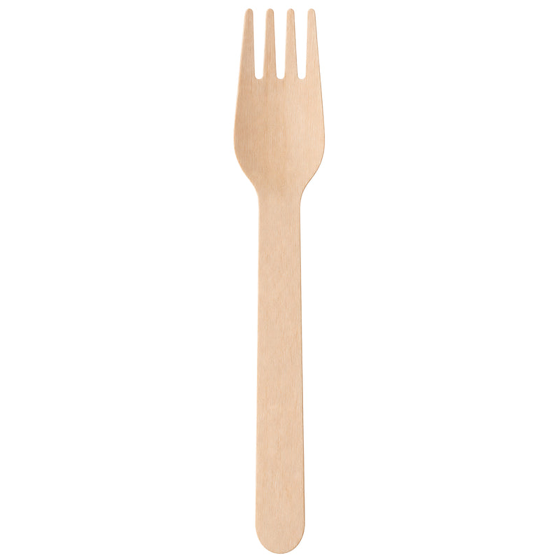 Gabel Birkenholz | 16 cm | 100% kompostierbar | FSC-zertifiziert