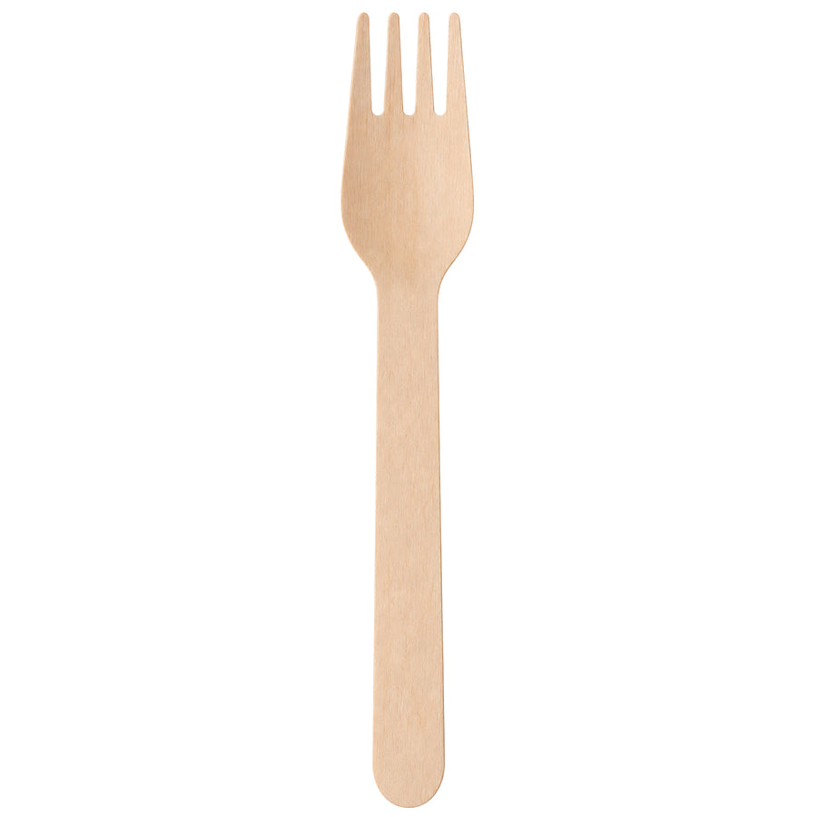 Gabel Birkenholz | 16 cm | 100% kompostierbar | FSC-zertifiziert