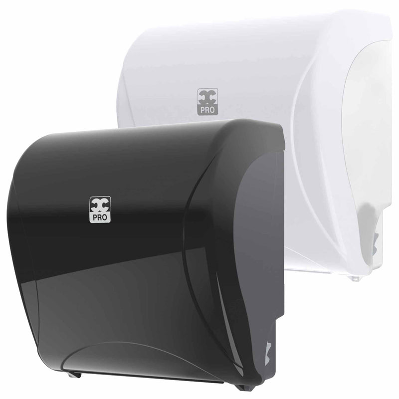 Handtuchrollenspender Essentia | mit Zackenabriss | ABS Kunststoff | abschliessbar