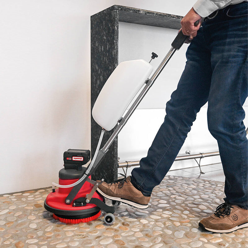 Akku-Einscheibenmaschine OrbiMac CAS | 33 cm | 1800 ¹/min | 990 m2/h | 60 min | Cleanfix