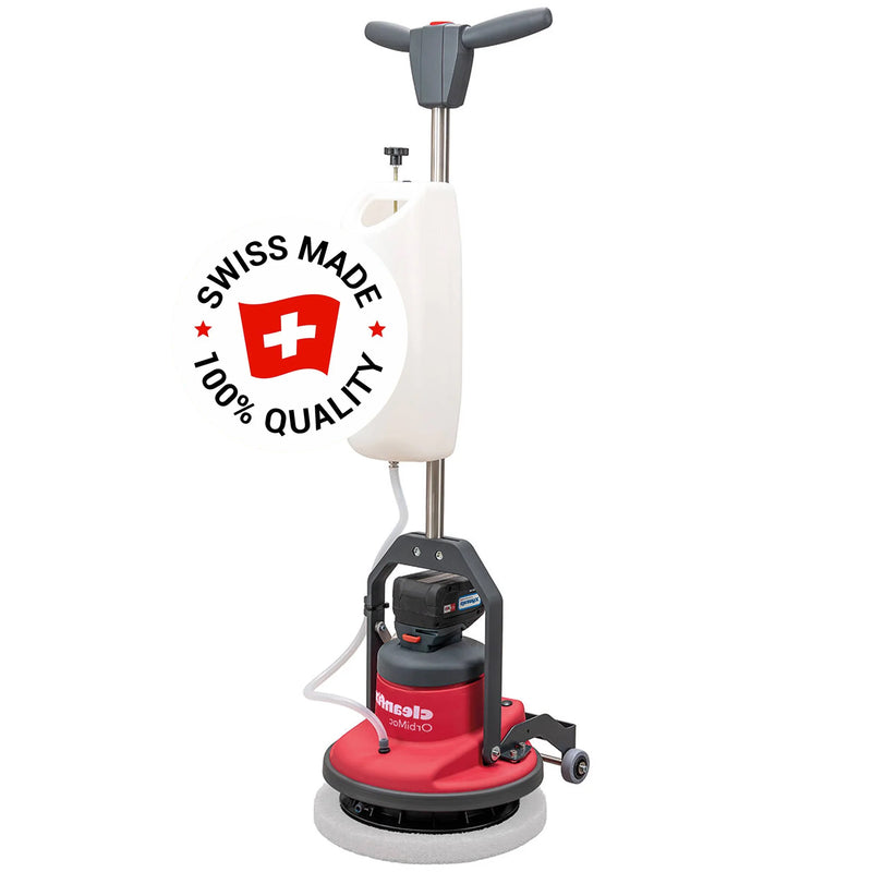 Akku-Einscheibenmaschine 33 cm | 1800 ¹/min | 990 m2/h | 60 min | Cleanfix OrbiMac CAS