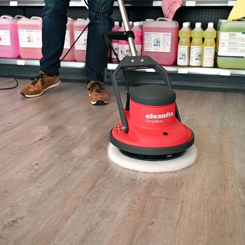 Einscheibenmaschine OrbiMac E | 33 cm | 1500 ¹/min | 990 m2/h | I/IPX4 | Cleanfix