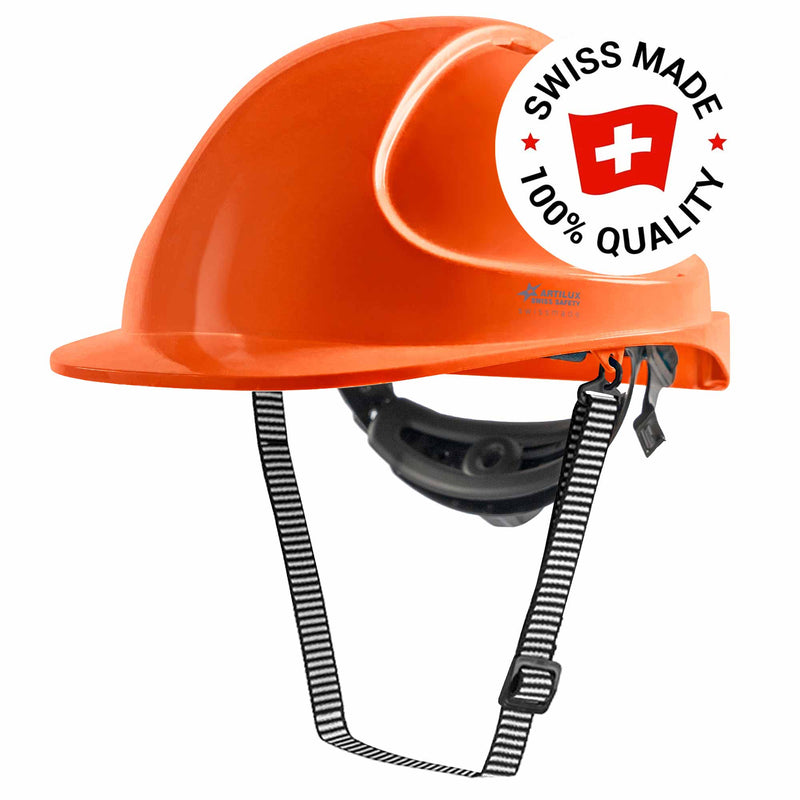 Schutzhelm ARTITOP SH300 | Polycarbonat | Schutzbrille | 2-Punkt-Kinnband | Schirm | ROTO-System | belüftet | Swiss Made | ARTILUX