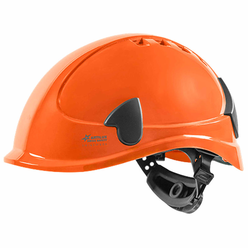 Schutzhelm ARTITOP SH510 | Polycarbonat | elektrisch isolierend | Schutzbrille | 4-Punkt-Kinnband | ROTO-System | belüftet | Swiss Made | ARTILUX