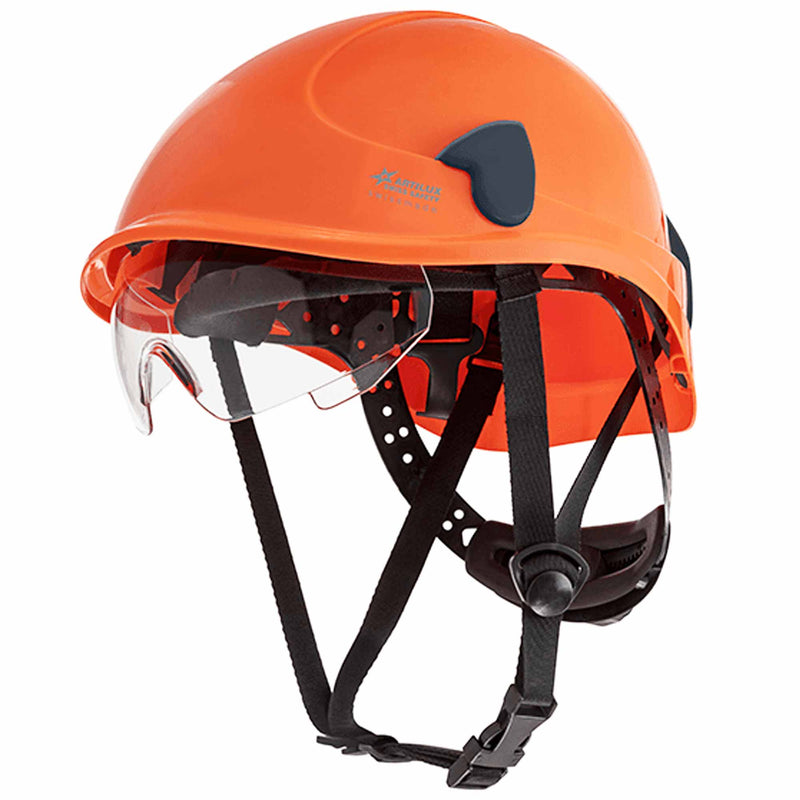 Schutzhelm ARTITOP SH510 | Polycarbonat | elektrisch isolierend | Schutzbrille | 4-Punkt-Kinnband | ROTO-System | belüftet | Swiss Made | ARTILUX