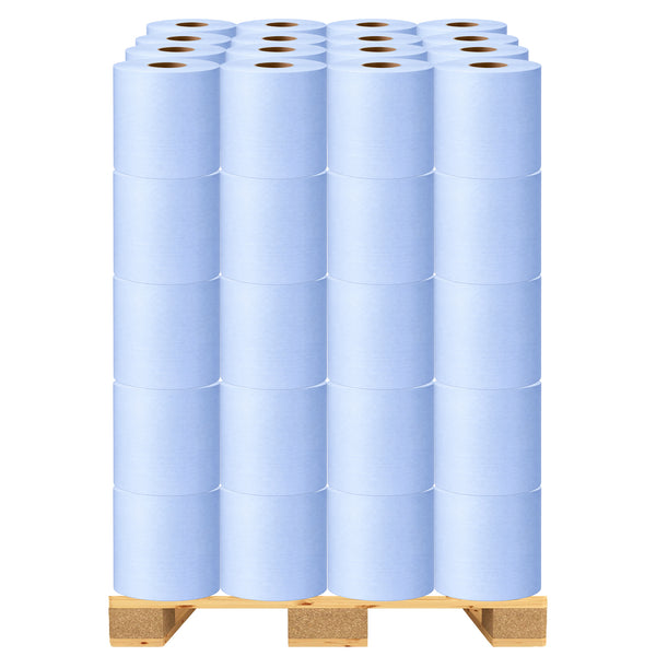 Palette | Maxi Reinigungsrollen | 2-lagig | 190 m x 36 cm | 100% Zellstoff