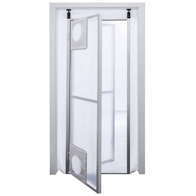 Pendel-Staubschutztüre | Aluminium | 196 x 67 cm