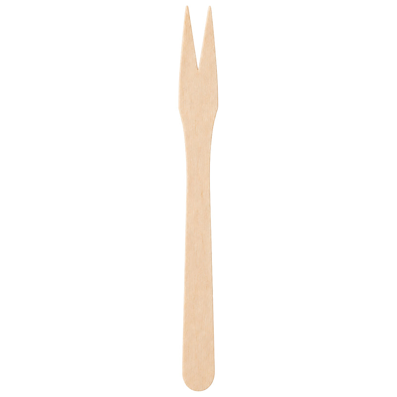 Pommes-Pieker Birkenholz | 8,5 cm | 100% kompostierbar | FSC-zertifiziert | in Spenderbox