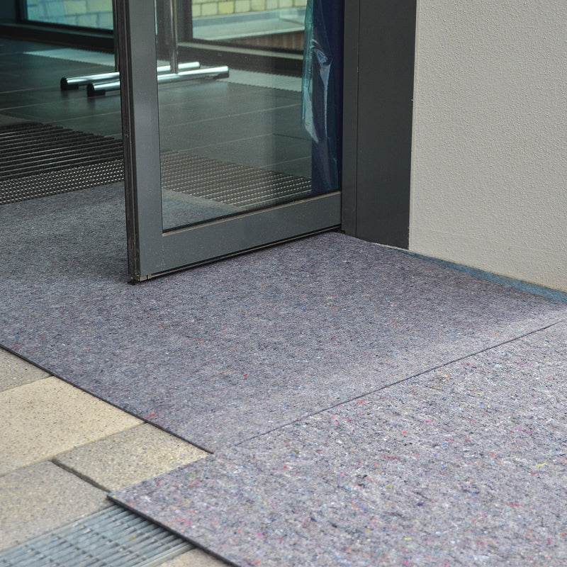 Palette Vliesfaserplatten Bodenschutz | 80 x 120 cm | 1200 g/m²