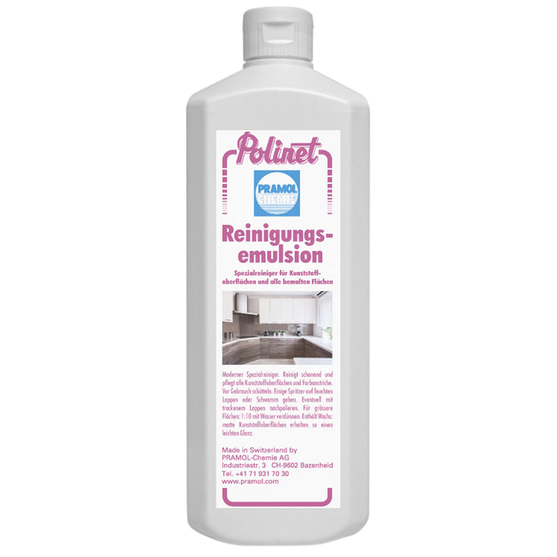 POLINET Reinigungsemulsion für Farbanstriche | Türen, Rahmen, Autos | Pramol