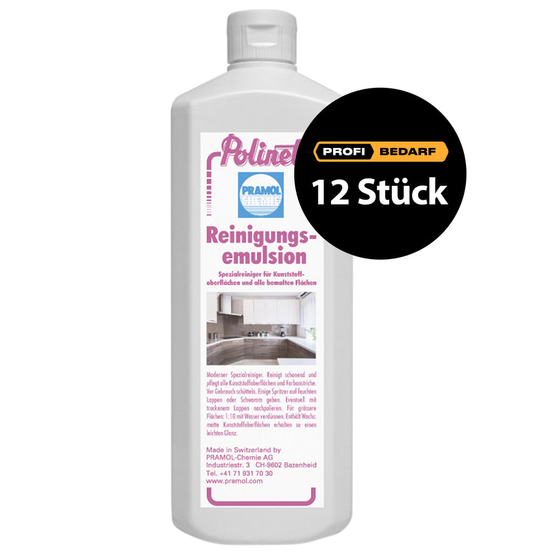 POLINET Reinigungsemulsion für Farbanstriche | Türen, Rahmen, Autos | Pramol
