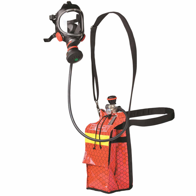 Pressluftatmer Diablo Eco | 600 l Atemluft | 17 Minuten | mit Vollmaske | DIN EN 148-3 | Ekastu Safety