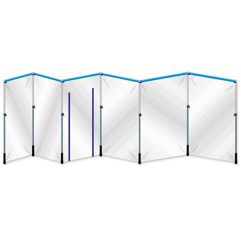 Staubschutzwand Prokit | 7,2 m x 170 - 400 cm | modular erweiterbar | Curtain-Wall