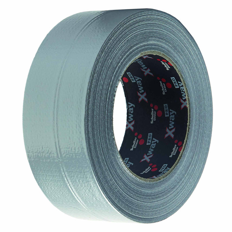 Profi-Gewebeband | 195 µm | 50 m x 48 mm | witterungsbeständig | starke Klebkraft | für Bau | Schuller Eh`klar X-WAY Pro