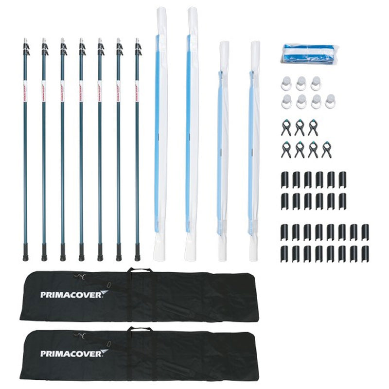 Staubschutzwand Prokit | 7,2 m x 170 - 400 cm | modular erweiterbar | Curtain-Wall