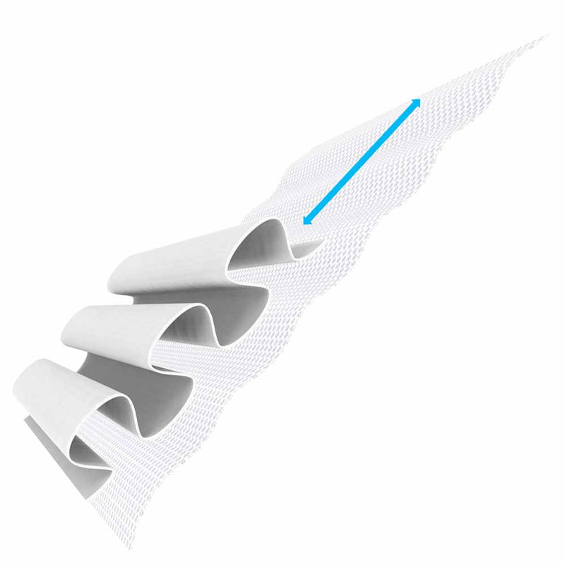 FFP3 Profi-Atemschutzmaske | 2 x atmungsaktiver | Mikrofaltenstruktur | Nasenpolster | ergonomisch | AIR+ ProtectPro