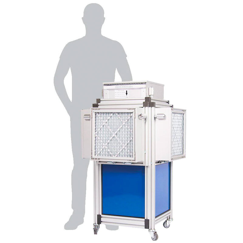 Bau-Luftreiniger Maxvac Pro 50 | 9000 m³/h | HEPA H13 | 900 W