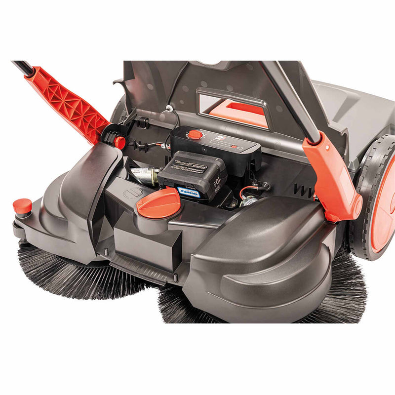 Akku-Kehrmaschine HS770 CAS | 40 l | 77 cm | 3600 m²/h | 5,0 h | Cleanfix